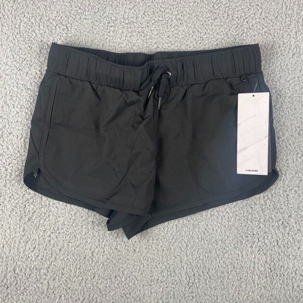 Head Women's Small Black City Walker Athletic Running & Workout Shorts NWT